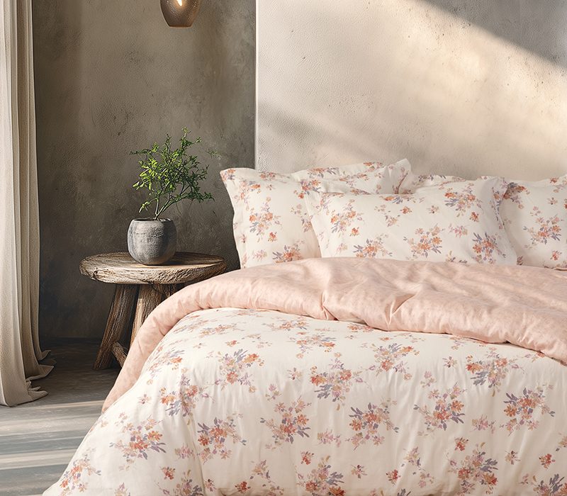 ΣΕΤ ΠΑΠΛΩΜΑΤΟΘΗΚΗ ΥΠΕΡΔΙΠΛΗ LEFEBR 240Χ230 NEF-NEF HOMEWARE, 100% ΒΑΜΒΑΚΙ