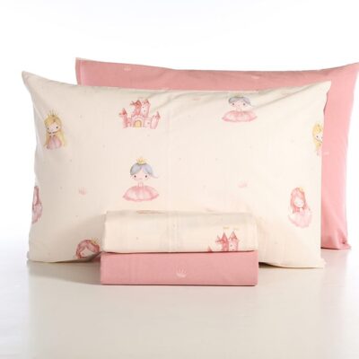 ΠΑΙΔΙΚΑ ΣΕΤ ΣΕΝΤΟΝΙΑ ΜΟΝΑ OUR PRINCESS 170Χ260 NEF-NEF HOMEWARE, 100% ΒΑΜΒΑΚΙ - Image 5