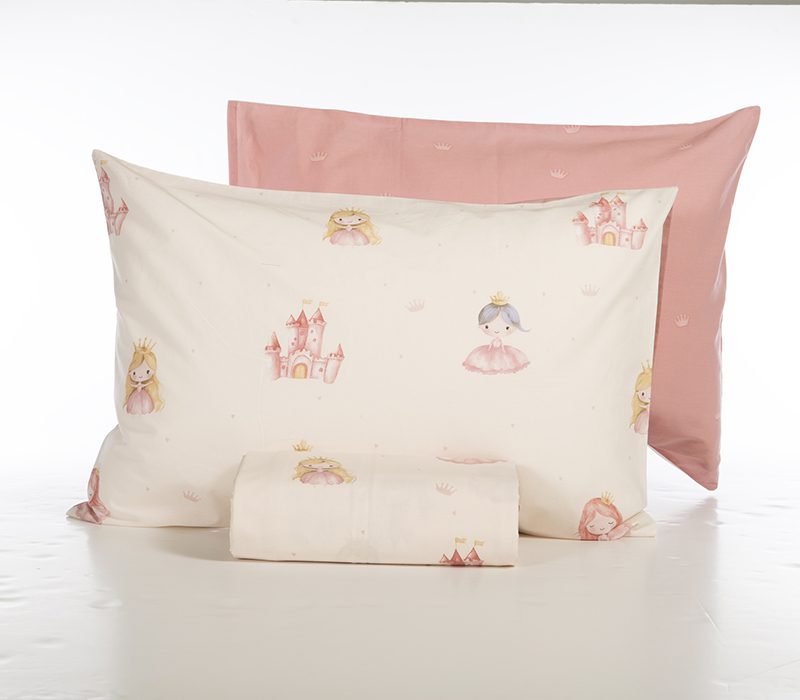 ΠΑΙΔΙΚΗ ΣΕΤ ΠΑΠΛΩΜΑΤΟΘΗΚΗ ΜΟΝΗ OUR PRINCESS 160Χ240 NEF-NEF HOMEWARE, 100% ΒΑΜΒΑΚΙ - Image 5