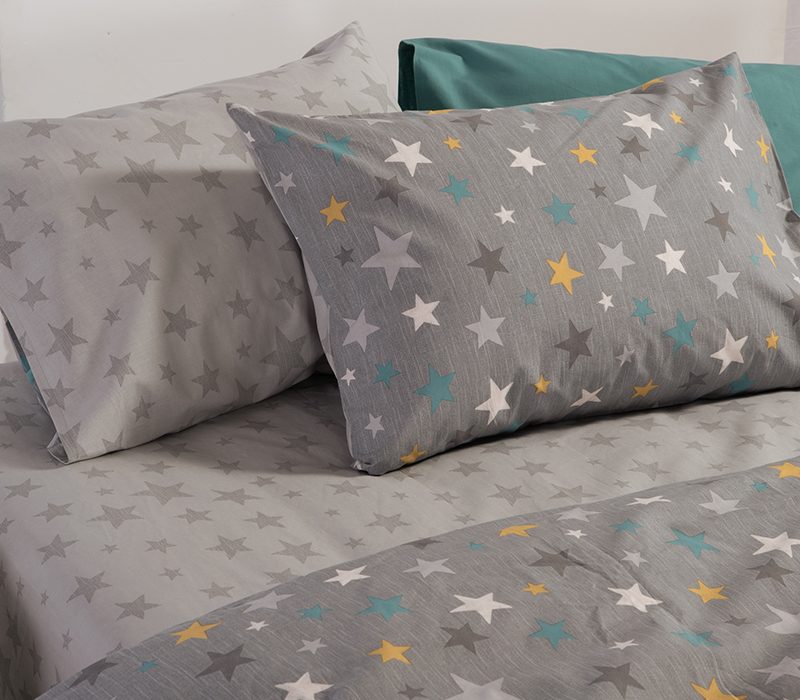 ΠΑΙΔΙΚΗ ΣΕΤ ΠΑΠΛΩΜΑΤΟΘΗΚΗ ΜΟΝΗ STARS ABOVE 160Χ240 NEF-NEF HOMEWARE, 100% ΒΑΜΒΑΚΙ - Image 2