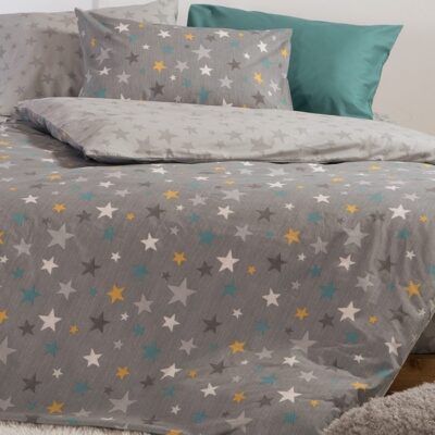 ΠΑΙΔΙΚΗ ΣΕΤ ΠΑΠΛΩΜΑΤΟΘΗΚΗ ΜΟΝΗ STARS ABOVE 160Χ240 NEF-NEF HOMEWARE, 100% ΒΑΜΒΑΚΙ - Image 3