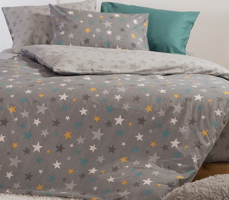 ΠΑΙΔΙΚΗ ΣΕΤ ΠΑΠΛΩΜΑΤΟΘΗΚΗ ΜΟΝΗ STARS ABOVE 160Χ240 NEF-NEF HOMEWARE, 100% ΒΑΜΒΑΚΙ - Image 3