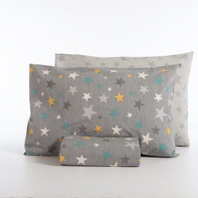 ΠΑΙΔΙΚΗ ΣΕΤ ΠΑΠΛΩΜΑΤΟΘΗΚΗ ΜΟΝΗ STARS ABOVE 160Χ240 NEF-NEF HOMEWARE, 100% ΒΑΜΒΑΚΙ - Image 4