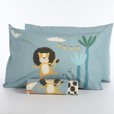 ΠΑΙΔΙΚΗ ΣΕΤ ΠΑΠΛΩΜΑΤΟΘΗΚΗ ΜΟΝΗ WILD DANCE 160Χ240 NEF-NEF HOMEWARE, 100% ΒΑΜΒΑΚΙ - Image 4