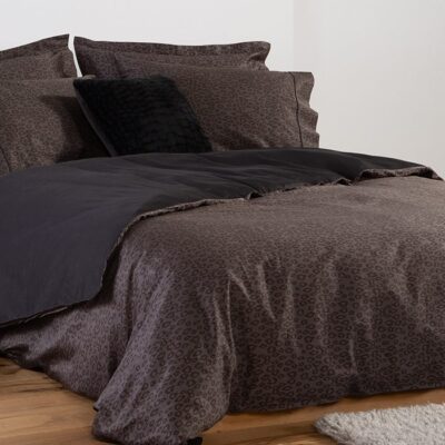 ΣΕΤ ΠΑΠΛΩΜΑΤΟΘΗΚΗ ΥΠΕΡΔΙΠΛΗ LEONAR 240Χ230 NEF-NEF HOMEWARE, 100% ΒΑΜΒΑΚΙ - Image 2