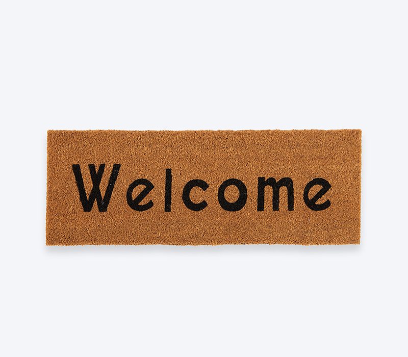 ΤΑΠΕΤΟ ΕΙΣΟΔΟΥ WELCOME 25X75 NEF-NEF HOMEWARE, 100% ΚΟΚΟΦΟΙΝΙΚΑΣ - Image 2
