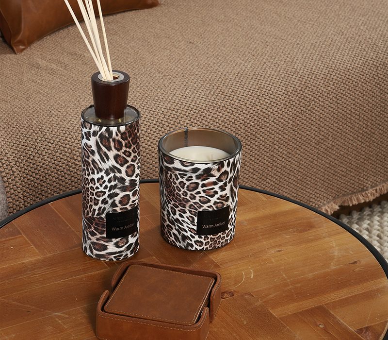 ΑΡΩΜΑΤΙΚΟ ΚΕΡΙ WARM AMBER 450gr NEF-NEF HOMEWARE, - Image 4