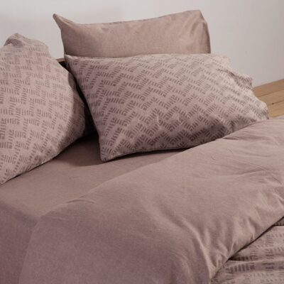 ΣΕΤ ΣΕΝΤΟΝΙΑ KING SIZE OTRANDO 270X260 NEF-NEF HOMEWARE, 100% ΒΑΜΒΑΚΙ - Image 5