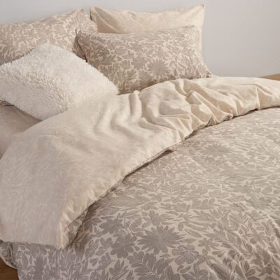 ΣΕΤ ΣΕΝΤΟΝΙΑ ΥΠΕΡΔΙΠΛΑ ΜΕ ΛΑΣΤΙΧΟ ISSUAL NEF-NEF HOMEWARE, 100% ΒΑΜΒΑΚΙ - Image 3