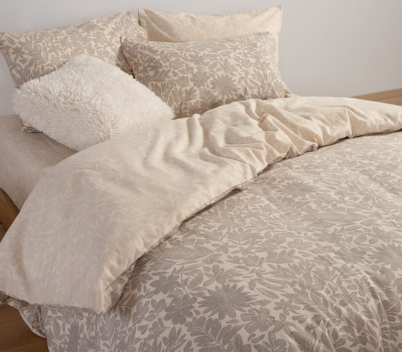ΣΕΤ ΣΕΝΤΟΝΙΑ ΥΠΕΡΔΙΠΛΑ ΜΕ ΛΑΣΤΙΧΟ ISSUAL NEF-NEF HOMEWARE, 100% ΒΑΜΒΑΚΙ - Image 3