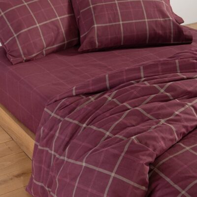 ΣΕΤ ΣΕΝΤΟΝΙΑ ΥΠΕΡΔΙΠΛΑ ΜΕ ΛΑΣΤΙΧΟ NAIBERG NEF-NEF HOMEWARE, 100% ΒΑΜΒΑΚΙ - Image 4