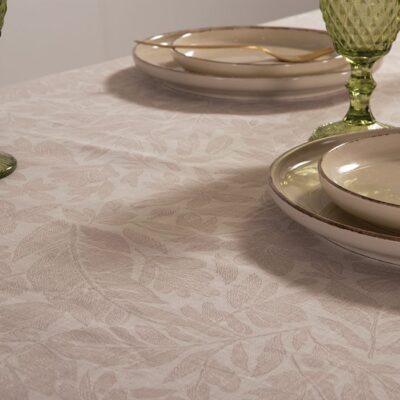 ΤΡΑΠΕΖΟΜΑΝΤΗΛΟ ISSUAL 150X300 NEF-NEF HOMEWARE, 100% ΒΑΜΒΑΚΙ - Image 4