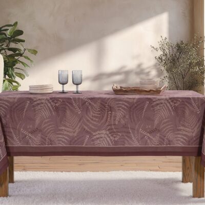 ΤΡΑΠΕΖΟΜΑΝΤΗΛΟ FERN 140X180 NEF-NEF HOMEWARE, 100% ΒΑΜΒΑΚΙ