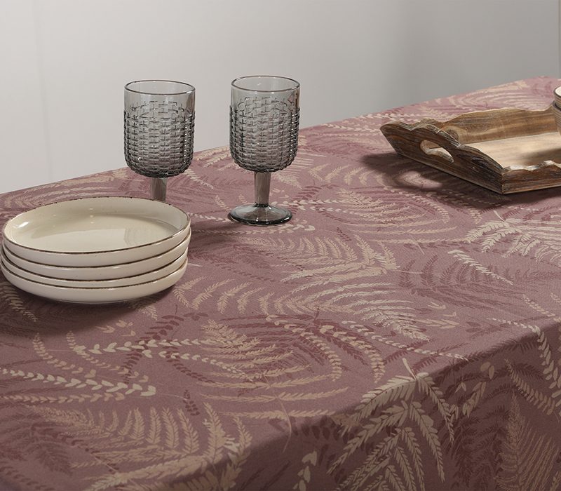 ΤΡΑΠΕΖΟΜΑΝΤΗΛΟ FERN 140X180 NEF-NEF HOMEWARE, 100% ΒΑΜΒΑΚΙ - Image 5