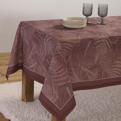 ΤΡΑΠΕΖΟΜΑΝΤΗΛΟ FERN 140X240 NEF-NEF HOMEWARE, 100% ΒΑΜΒΑΚΙ - Image 2