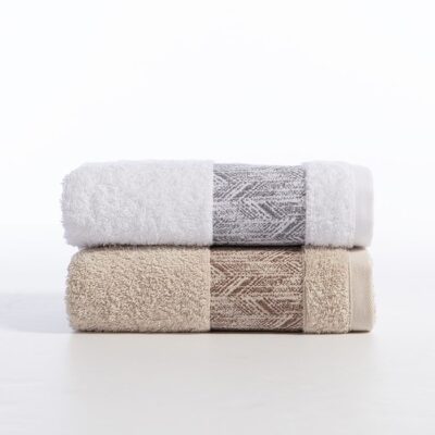 ΠΕΤΣΕΤΑ ΠΡΟΣΩΠΟΥ DEPREO 50X90 NEF-NEF HOMEWARE, 100% ΒΑΜΒΑΚΙ