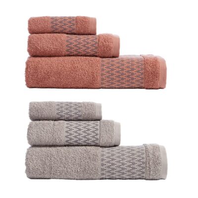ΣΕΤ ΠΕΤΣΕΤΕΣ 3 ΤΜΧ FONTESTE NEF-NEF HOMEWARE, 100% ΒΑΜΒΑΚΙ