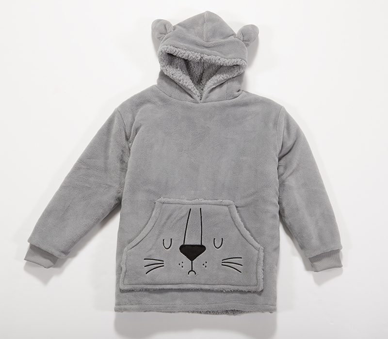 ΠΑΙΔΙΚΟ ΠΟΝΤΣΟ SLEEPING LION NEF-NEF HOMEWARE, 100% ΠΟΛΥΕΣΤΕΡΑΣ