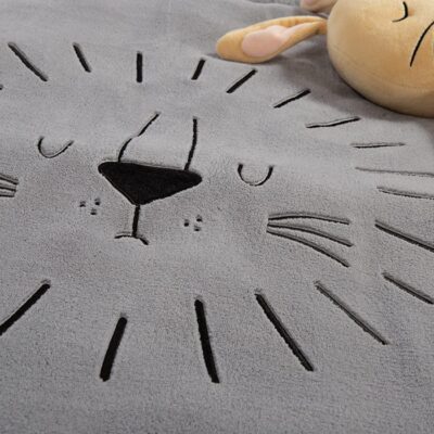 ΧΑΛΑΚΙ ΠΑΙΧΝΙΔΙΟΥ  SLEEPING LION D.90 NEF-NEF HOMEWARE, 100% ΠΟΛΥΕΣΤΕΡΑΣ - Image 2