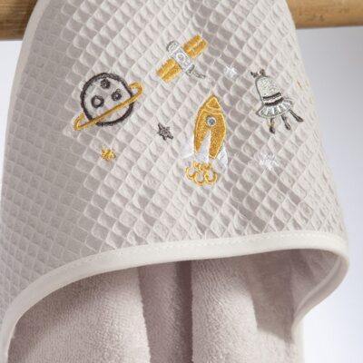 ΒΡΕΦΙΚΗ ΚΑΠΑ MY UNIVERSE 75X75 NEF-NEF HOMEWARE, 100% ΒΑΜΒΑΚΙ - Image 2