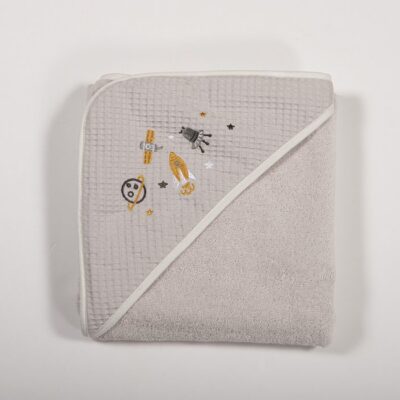 ΒΡΕΦΙΚΗ ΚΑΠΑ MY UNIVERSE 75X75 NEF-NEF HOMEWARE, 100% ΒΑΜΒΑΚΙ - Image 3