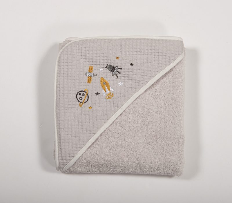 ΒΡΕΦΙΚΗ ΚΑΠΑ MY UNIVERSE 75X75 NEF-NEF HOMEWARE, 100% ΒΑΜΒΑΚΙ - Image 3