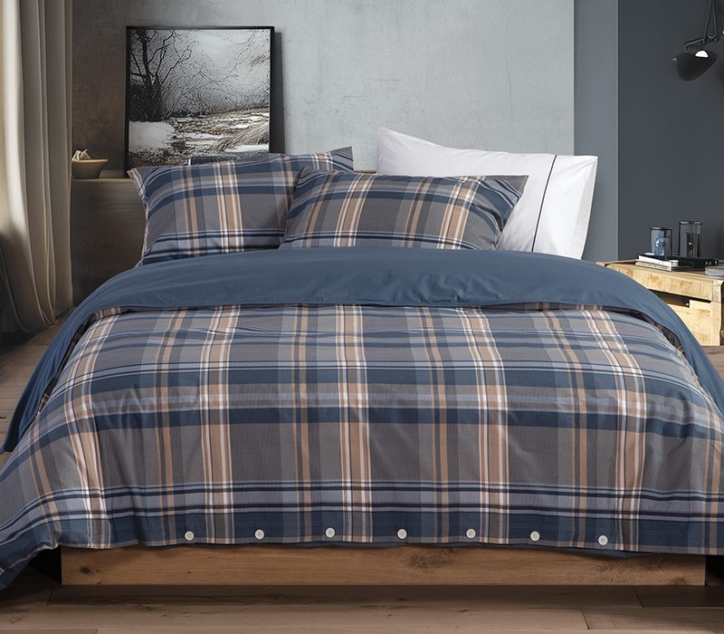 ΣΕΤ ΠΑΠΛΩΜΑΤΟΘΗΚΗ ΥΠΕΡΔΙΠΛΗ NAUTICA NAU SURFACE 240X220 NEF-NEF HOMEWARE, 100% ΒΑΜΒΑΚΙ