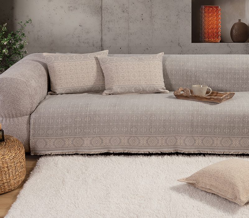 ΡΙΧΤΑΡΙ ΠΟΛΥΘΡΟΝΑΣ JENERIA 170X180 NEF-NEF HOMEWARE, 34% ΑΚΡΥΛΙΚΟ-45% ΒΑΜΒΑΚΙ-21% ΠΟΛΥΕΣΤΕΡΑΣ - Image 3