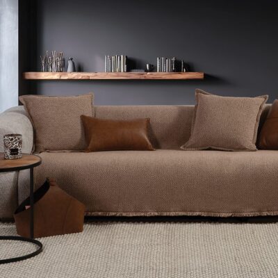 ΡΙΧΤΑΡΙ ΤΡΙΘΕΣΙΟΥ ΚΑΝΑΠΕ BROOKLYN 25 170X300 NEF-NEF HOMEWARE, 55% ΠΟΛΥΕΣΤΕΡΑΣ -23% ΑΚΡΥΛΙΚΟ -22% ΒΑΜΒΑΚΙ - Image 3