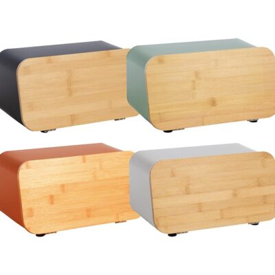 ΨΩΜΙΕΡΑ BREAD BASKET 34.5X19X17 NEF-NEF HOMEWARE, ΜΕΤΑΛΛΙΚΟ