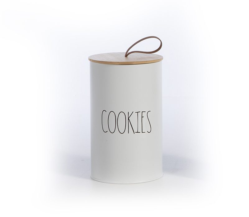 ΔΟΧΕΙΟ ΓΙΑ ΜΠΙΣΚΟΤΑ COOKIES 12Χ12Χ20 NEF-NEF HOMEWARE, ΜΕΤΑΛΛΙΚΟ - Image 3