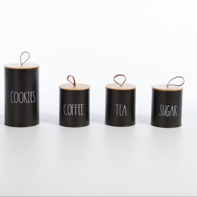 ΔΟΧΕΙΟ ΓΙΑ ΜΠΙΣΚΟΤΑ COOKIES 12Χ12Χ20 NEF-NEF HOMEWARE, ΜΕΤΑΛΛΙΚΟ - Image 4