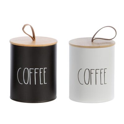 ΔΟΧΕΙΟ ΓΙΑ ΚΑΦΕ COFFEE 10.4X10.4X13 NEF-NEF HOMEWARE, ΜΕΤΑΛΛΙΚΟ