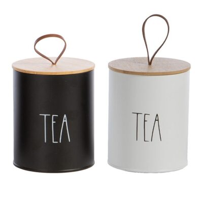 ΔΟΧΕΙΟ ΓΙΑ ΤΣΑΙ TEA TIME 10.4X10.4X13 NEF-NEF HOMEWARE, ΜΕΤΑΛΛΙΚΟ