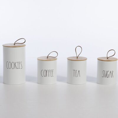 ΔΟΧΕΙΟ ΓΙΑ ΤΣΑΙ TEA TIME 10.4X10.4X13 NEF-NEF HOMEWARE, ΜΕΤΑΛΛΙΚΟ - Image 4