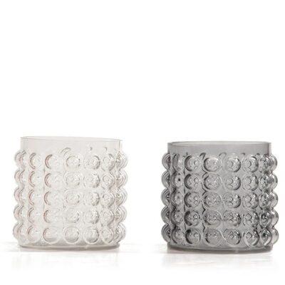 ΔΙΑΚΟΣΜΗΤΙΚΟ ΓΥΑΛΙΝΟ ΒΑΖΑΚΙ OLMO 16X17 NEF-NEF HOMEWARE, 100% ΓΥΑΛΙ