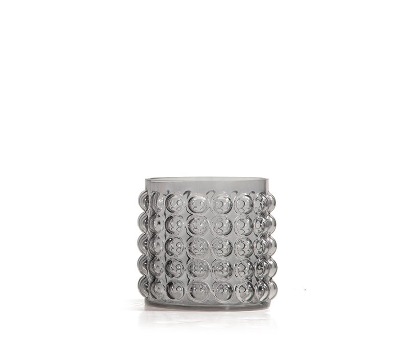 ΔΙΑΚΟΣΜΗΤΙΚΟ ΓΥΑΛΙΝΟ ΒΑΖΑΚΙ OLMO 16X17 NEF-NEF HOMEWARE, 100% ΓΥΑΛΙ - Image 2