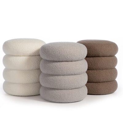 ΜΠΟΥΚΛΕ ΣΚΑΜΠΟ STOOL 35X40 NEF-NEF HOMEWARE, 100% ΠΟΛΥΕΣΤΕΡΑΣ