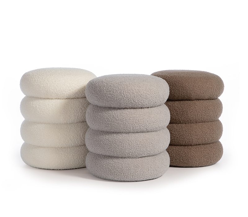 ΜΠΟΥΚΛΕ ΣΚΑΜΠΟ STOOL 35X40 NEF-NEF HOMEWARE, 100% ΠΟΛΥΕΣΤΕΡΑΣ
