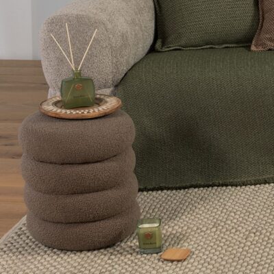 ΜΠΟΥΚΛΕ ΣΚΑΜΠΟ STOOL 35X40 NEF-NEF HOMEWARE, 100% ΠΟΛΥΕΣΤΕΡΑΣ - Image 4