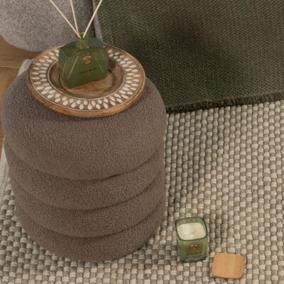 ΜΠΟΥΚΛΕ ΣΚΑΜΠΟ STOOL 35X40 NEF-NEF HOMEWARE, 100% ΠΟΛΥΕΣΤΕΡΑΣ - Image 5