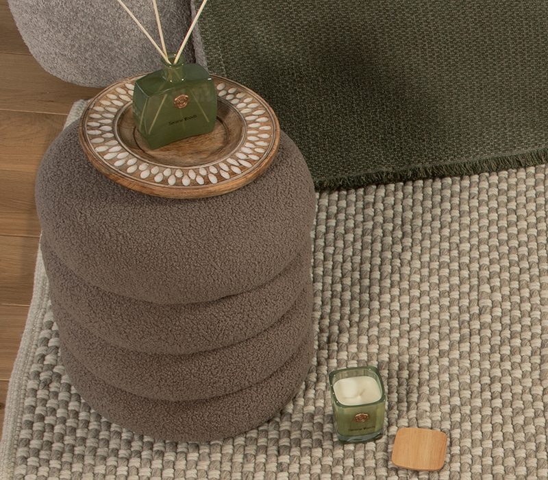ΜΠΟΥΚΛΕ ΣΚΑΜΠΟ STOOL 35X40 NEF-NEF HOMEWARE, 100% ΠΟΛΥΕΣΤΕΡΑΣ - Image 5