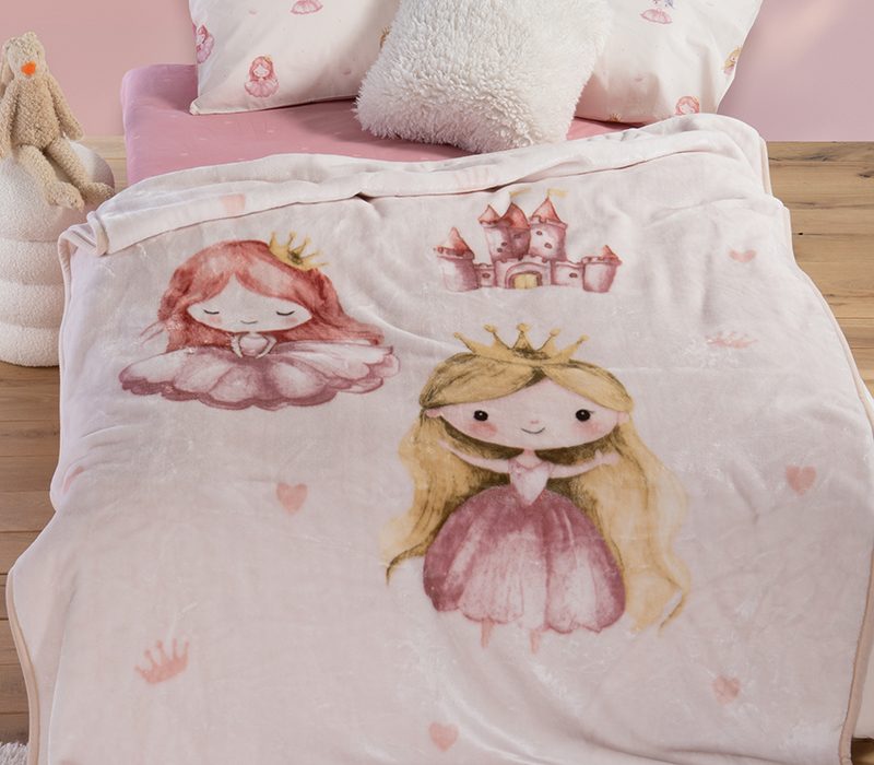 ΠΑΙΔΙΚΗ ΚΟΥΒΕΡΤΑ OUR PRINCESS 160Χ220 NEF-NEF HOMEWARE, 100% ΠΟΛΥΕΣΤΕΡΑΣ - Image 5