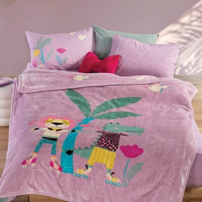 ΠΑΙΔΙΚΗ ΚΟΥΒΕΡΤΑ ROLLER FRIENDS 160Χ220 NEF-NEF HOMEWARE, 100% ΠΟΛΥΕΣΤΕΡΑΣ - Image 5