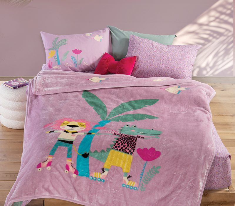 ΠΑΙΔΙΚΗ ΚΟΥΒΕΡΤΑ ROLLER FRIENDS 160Χ220 NEF-NEF HOMEWARE, 100% ΠΟΛΥΕΣΤΕΡΑΣ - Image 5