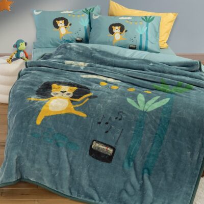 ΠΑΙΔΙΚΗ ΚΟΥΒΕΡΤΑ WILD DANCE 160Χ220 NEF-NEF HOMEWARE, 100% ΠΟΛΥΕΣΤΕΡΑΣ - Image 5