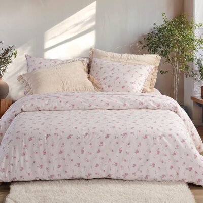 ΣΕΤ ΣΕΝΤΟΝΙΑ ΥΠΕΡΔΙΠΛΑ LORALEY 240X270 NEF-NEF HOMEWARE, 100% ΒΑΜΒΑΚΙ - Image 6