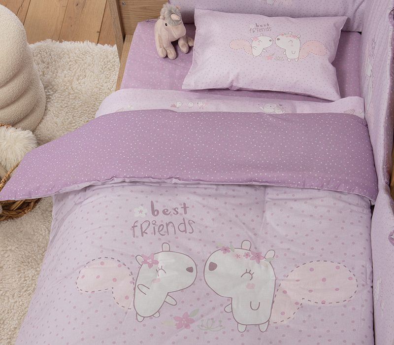 ΒΡΕΦΙΚΟ ΠΑΠΛΩΜΑ BEST FRIENDS 110Χ140 NEF-NEF HOMEWARE, ΥΦΑΣΜΑ:100% BAMBΑΚΙ - ΕΣΩΤ:100% ΠΟΛΥΕΣΤΕΡΑΣ - Image 4