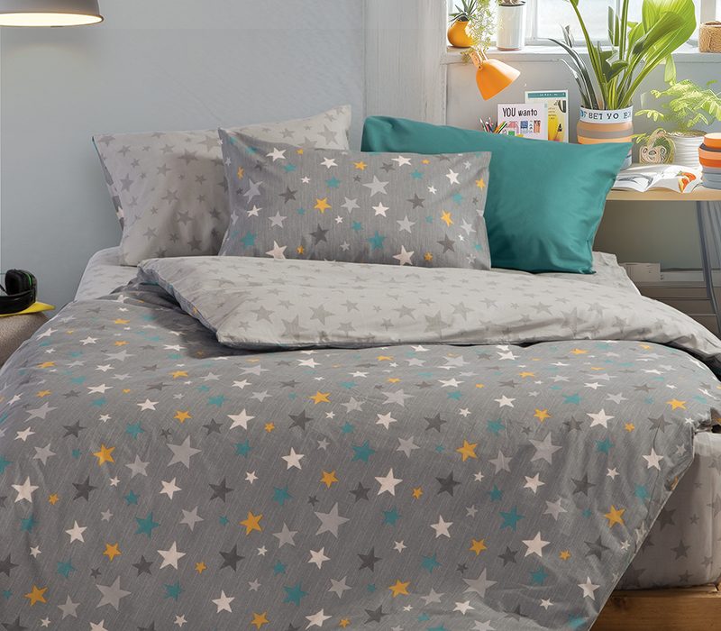 ΠΑΙΔΙΚΗ ΣΕΤ ΠΑΠΛΩΜΑΤΟΘΗΚΗ ΜΟΝΗ STARS ABOVE 160Χ240 NEF-NEF HOMEWARE, 100% ΒΑΜΒΑΚΙ - Image 5