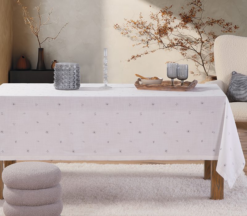 ΤΡΑΠΕΖΟΜΑΝΤΗΛΟ SERENA 150X300 NEF-NEF HOMEWARE, 100% ΒΑΜΒΑΚΙ - Image 5